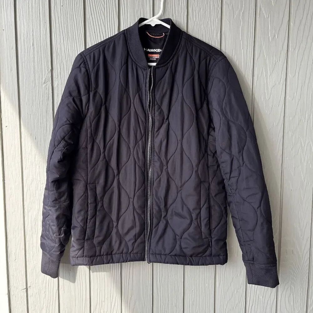 Quilted Bomber Jacket Gorpcore Fall Lightweight Zip